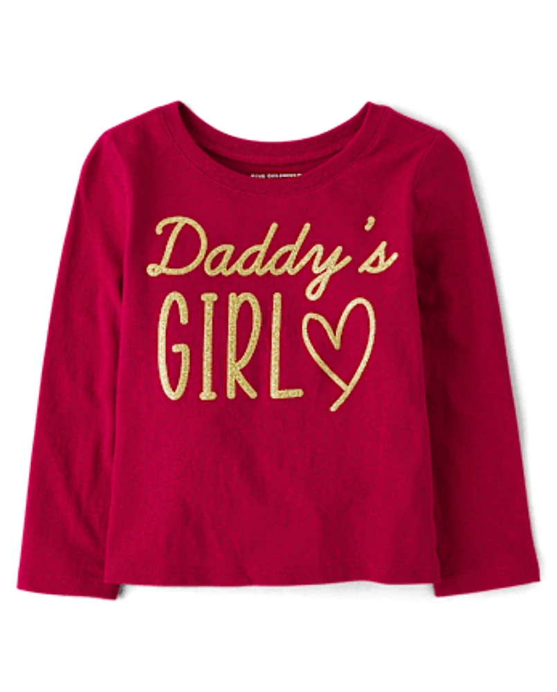 Baby And Toddler Girls Daddy's Girl Graphic Tee