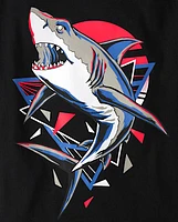 Boys Dino Shark Graphic Tee 2-Pack