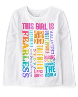 Fille This Is T-shirt imprimé