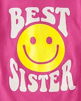 Girls Best Sister Graphic Tee