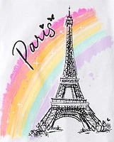 Girls Paris Graphic Tee