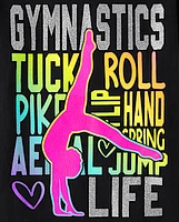 Girls Gymnastics Graphic Tee