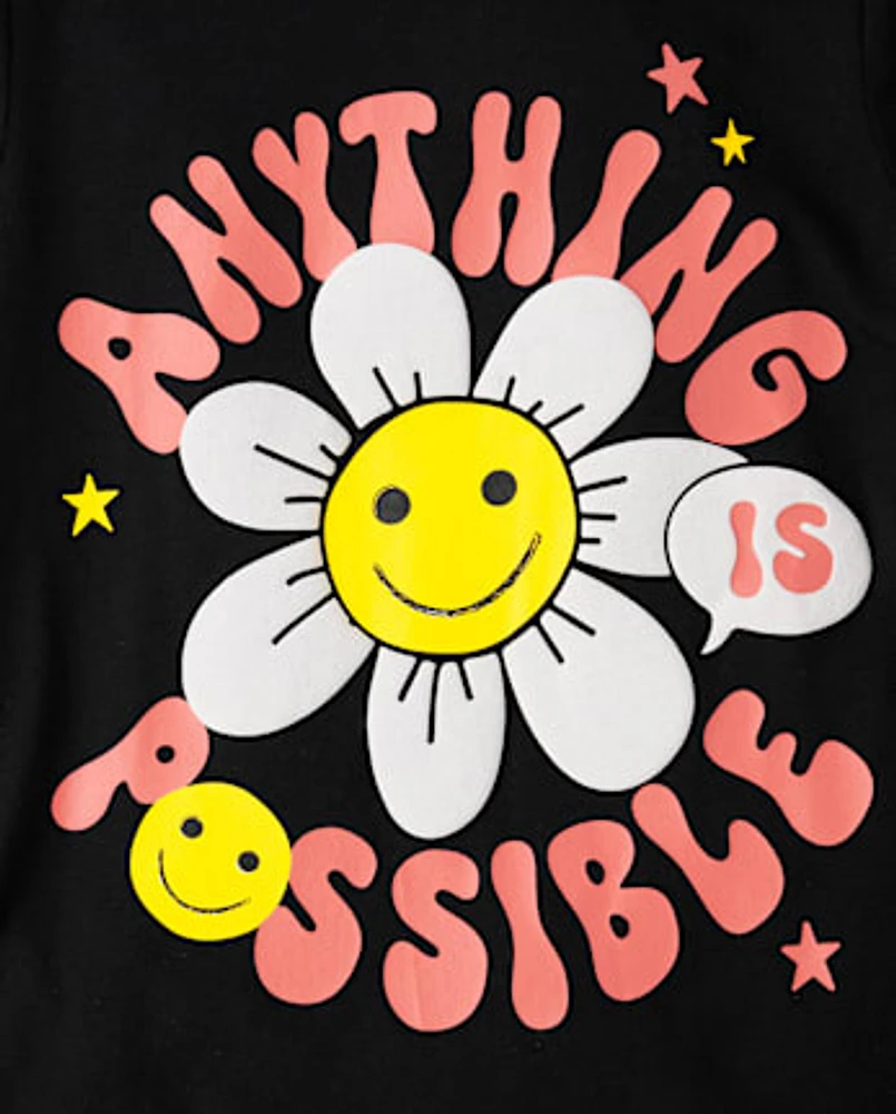 Girls Anything Is Possible Graphic Tee