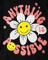 Fille Anything Is Possible T-shirt imprimé