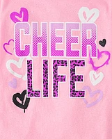 Girls Cheer Life Graphic Tee