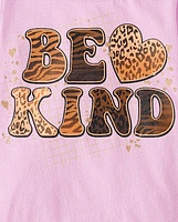 Baby And Toddler Girls Be Kind Graphic Tee