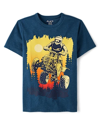 Boys Quad Bike Graphic Tee