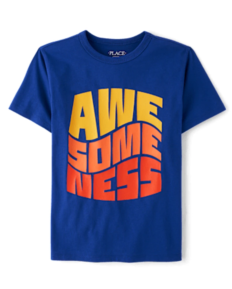 Boys Awesomeness Graphic Tee