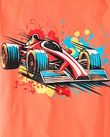 T-shirt imprimé voiture de course pour garçon