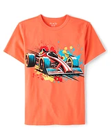 Boys Racecar Graphic Tee