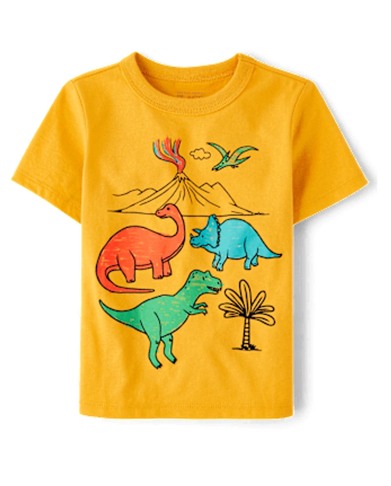 Baby And Toddler Boys Dino Graphic Tee