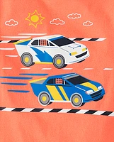 Baby And Toddler Boys Racecar Graphic Tee