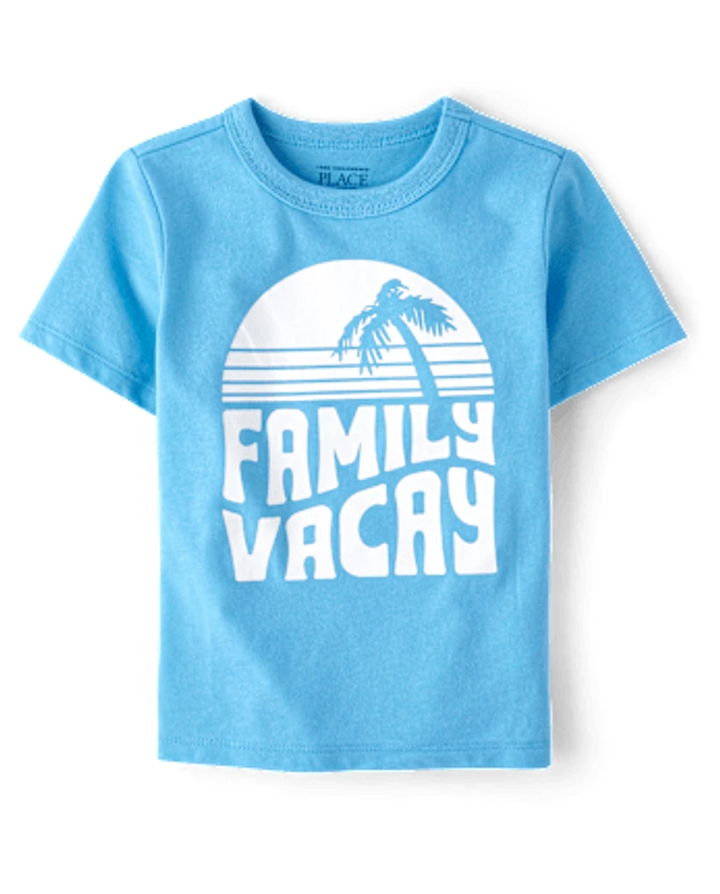 Baby And Toddler Matching Family Vacay Graphic Tee