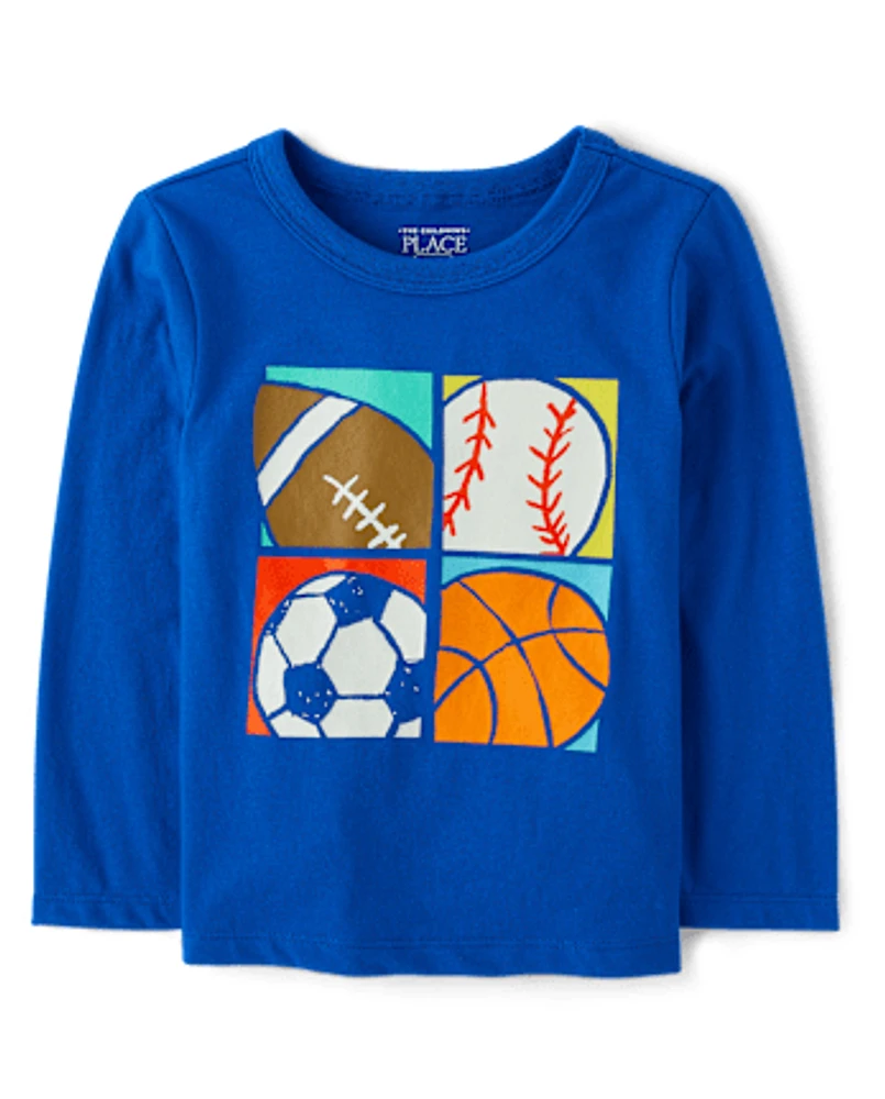 Baby And Toddler Boys Sports Graphic Tee