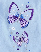 Toddler Girls Butterfly Flutter Top 3-Pack