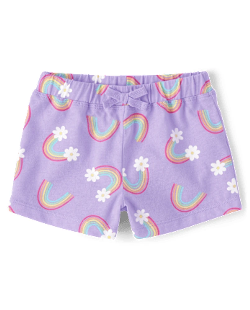 Baby And Toddler Girls Rainbow Shorts