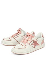 Girls Star Colorblock Low Top Sneakers