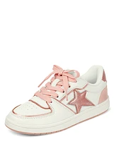 Girls Star Colorblock Low Top Sneakers