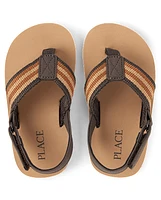 Toddler Striped Flip Flops