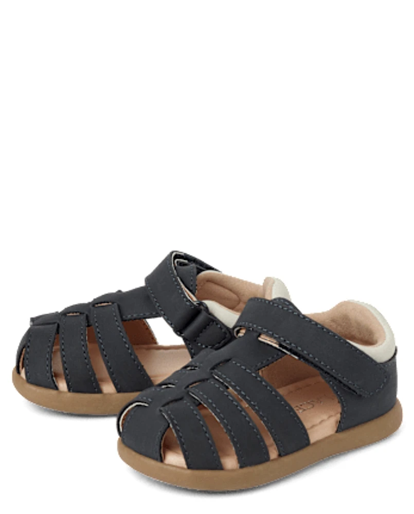 Baby Boys First Steps Fisherman Sandals