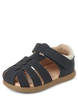 Baby Boys First Steps Fisherman Sandals