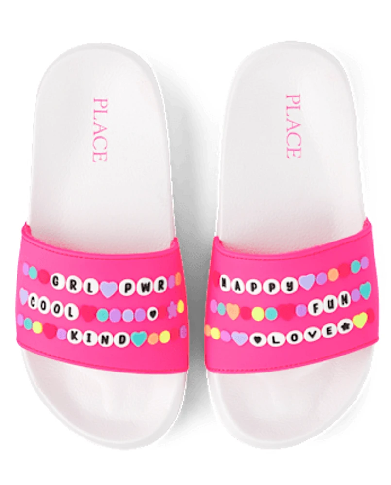 Girls Friendship Bracelet Slides