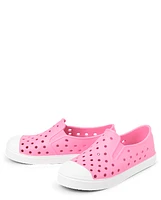 Girls Perforated Water Sneakers