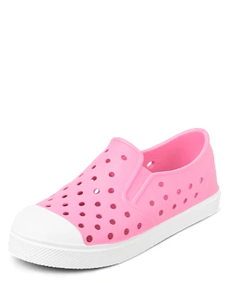 Girls Perforated Water Sneakers
