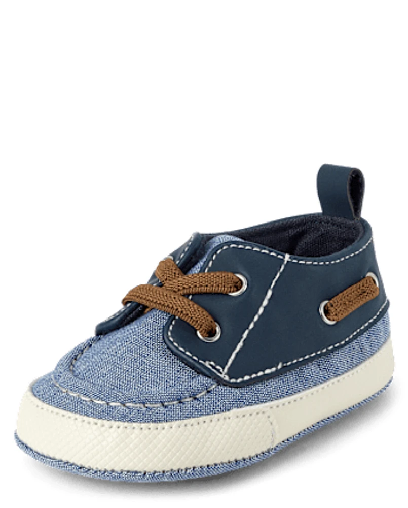 Chaussures bateau pour bébé garçon