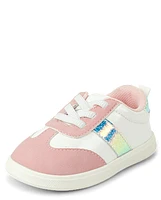 Baby Girls Colorblock First Steps Sneakers