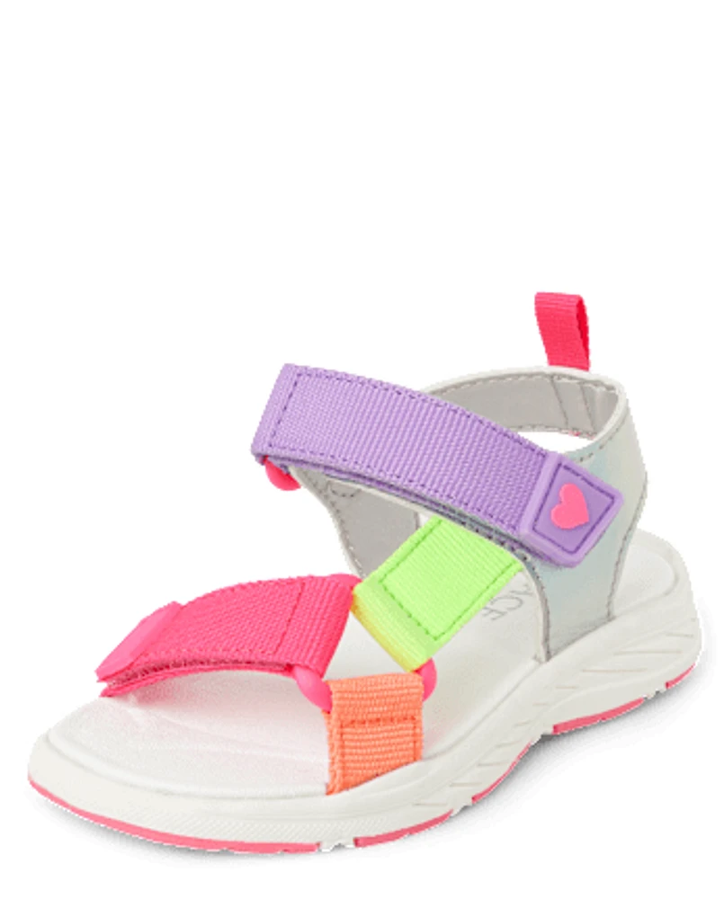 Toddler Girls Webbed Sandals