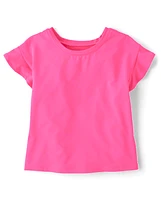 Toddler Girls Quick Dry Flutter Top