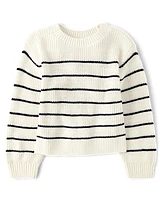 Girls Striped Sweater