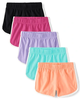 Girls Dolphin Shorts 5-Pack