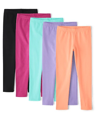 Girls Leggings 5-Pack