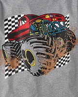 Boys Vehicle Graphic Tee