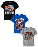 Boys Vehicle Graphic Tee