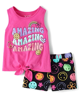 Toddler Girls Amazing 2-Piece Outfit Set