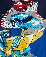 Baby And Toddler Boys Vehicle Graphic Tee 5-Pack