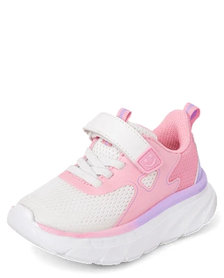 Toddler Girls Colorblock Running Sneakers