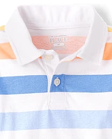 Baby And Toddler Boys Print Polo