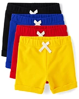 Baby And Toddler Boys Roll Cuff French Terry Shorts