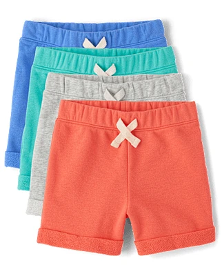 Baby And Toddler Boys Roll Cuff French Terry Shorts