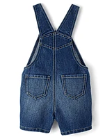 Baby And Toddler Boys Non-Stretch Denim Overalls