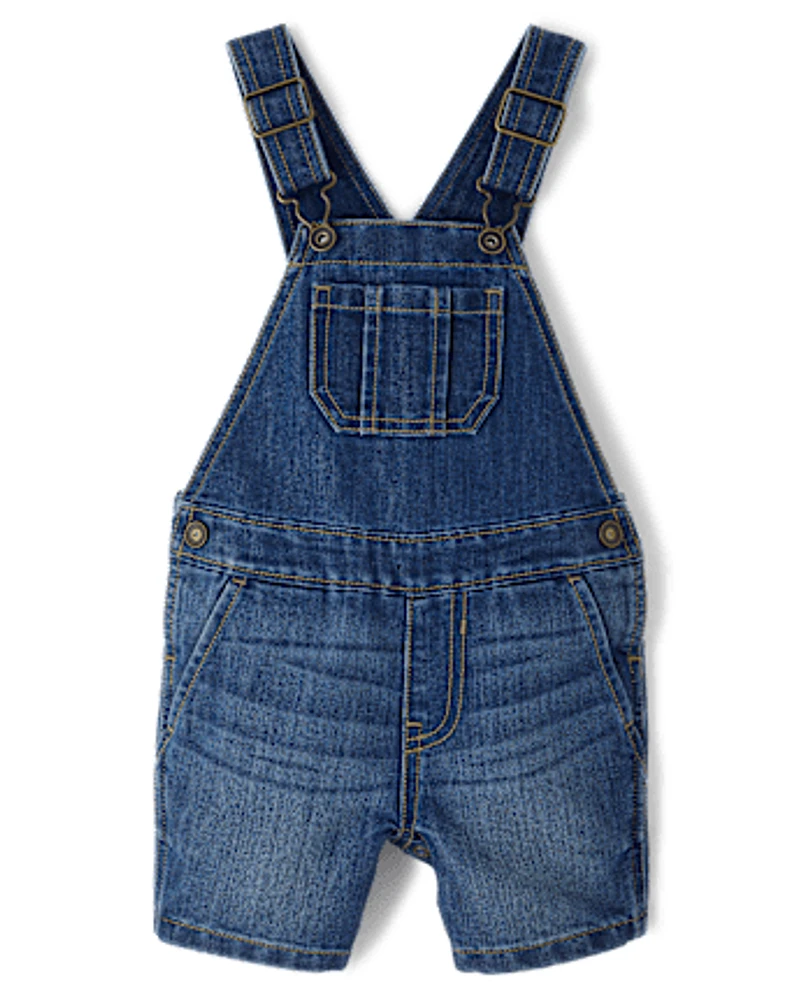 Baby And Toddler Boys Non-Stretch Denim Overalls