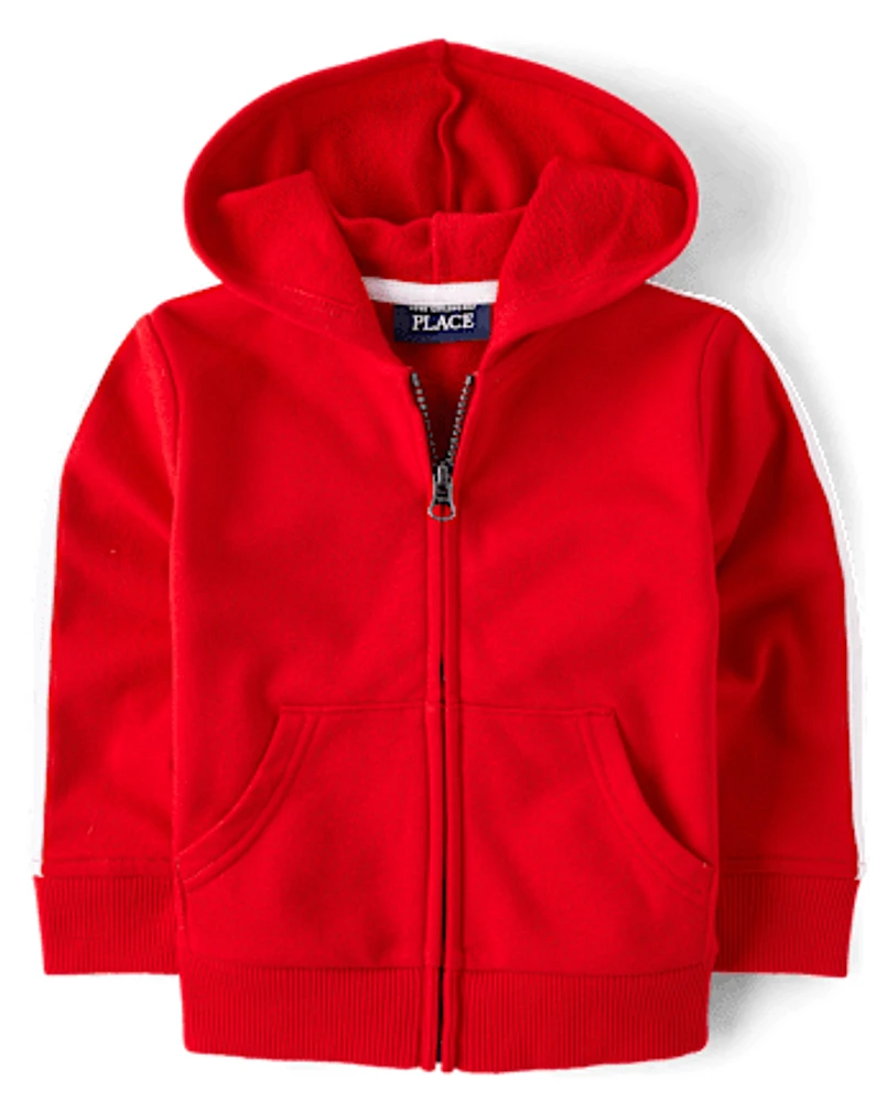 Baby And Toddler Boys French Terry Zip Up Hoodie