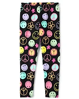 Girls Print Leggings