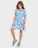 Girls Mommy And Me Floral Smocked Ruffle Dress