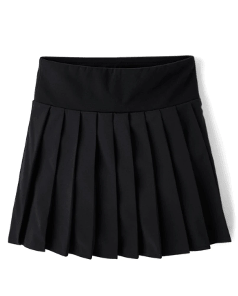 Girls Quick Dry Pleated Skort