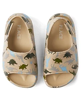 Toddler Boys Print Slides